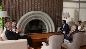 Gene McBurney, presidente de ECM Capital Advisors, junto al gobernador Alfredo Cornejo. Gene McBurney, presidente de ECM Capital Advisors, junto al gobernador Alfredo Cornejo.