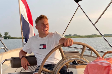 Mark Lensink, el joven neerlandés que murió en el río Iguazú.
