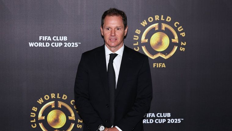 Jorge Brito habló sobre los escudos tapados tras la sentencia de Gallardo. Foto: Brennan Asplen/Getty Images