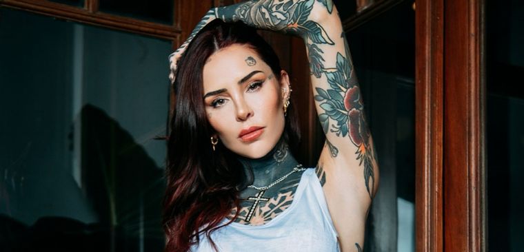 Candelaria Tinelli, cantante y diseñadora argentina. Foto: Instagram @candelariatinelli.