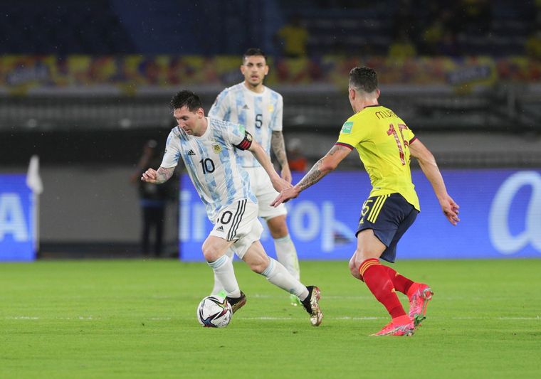 La Selección argentina enfrentará este martes a Colombia Foto: AFA