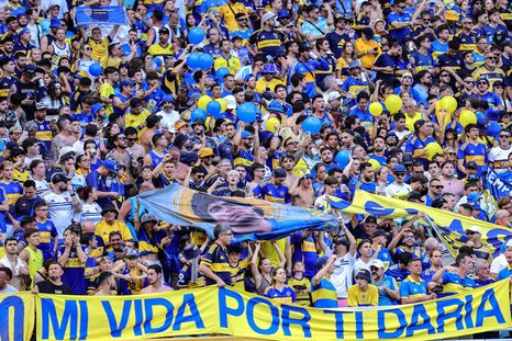 Los hinchas de Boca coparon el Hard Rock Stadium en el partido contra el Benfica. Los hinchas de Boca coparon el Hard Rock Stadium en el partido contra el Benfica.