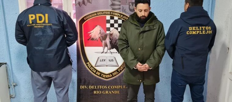 Jofré Naim tras ser capturado en la provincia de Tierra del Fuego, en agosto del año pasado. Jofré Naim tras ser capturado en la provincia de Tierra del Fuego, en agosto del año pasado.