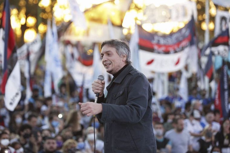 Máximo Kirchner y Axel Kicillof están cada vez más enfrentados. Foto: Agencia Télam