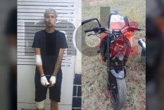El joven de 18 años que fue detenido tras la persecución y la KTM recuperado por los policías de Las Heras. El joven de 18 años que fue detenido tras la persecución y la KTM recuperado por los policías de Las Heras.