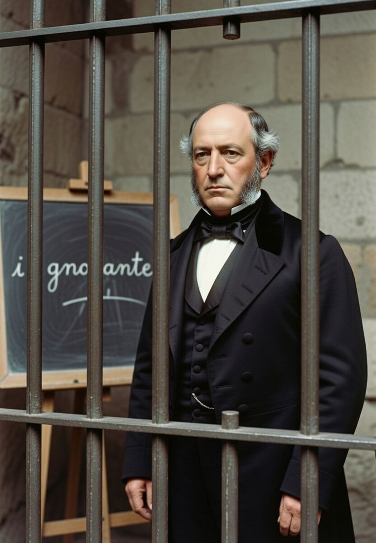 PRESOS DE LA IGNORANCIA imagen creada con I.A.