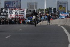 Los cortes se realizaron en distintos accesos de la Ciudad y en arterias del AMBA Foto: Télam
