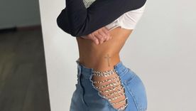 Ya lo llevan todas las influencers y es el jean más buscado Foto: Instagram