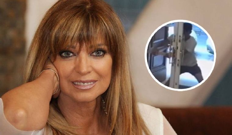 Adriana Salgueiro dio detalles del robo que sufrió en la puerta de su departamento.