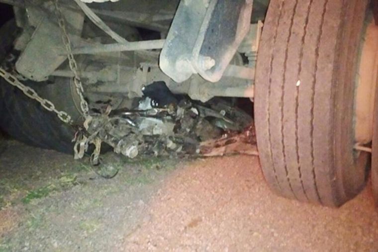 El choque ocurrió en la ruta 92 en Santiago del Estero Foto: El Liberal