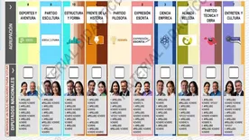 Este es un ejemplo de cómo será la Boleta Única de Papel Este es un ejemplo de cómo será la Boleta Única de Papel
