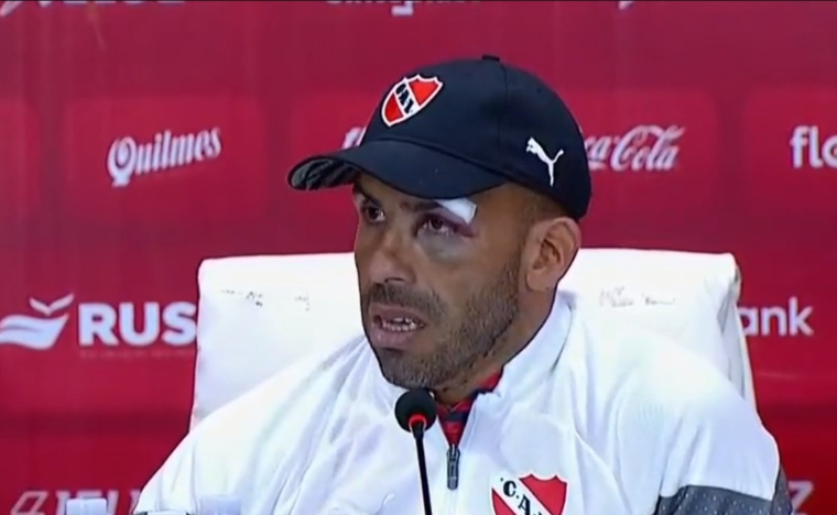 Tevez brindó una conferencia de prensa. Foto: Captura