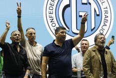 La nueva conducción de la CGT. Foto: NA