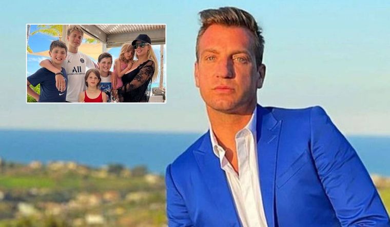 Maxi López pasará las fiestas junto a sus hijos y Wanda Nara.