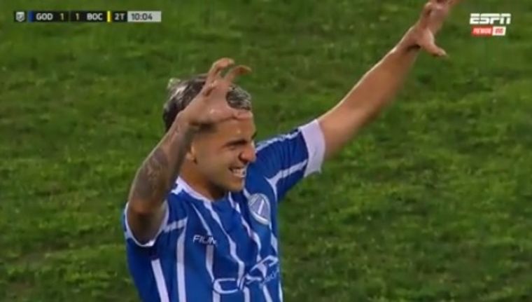 El festejo de Hernán López Múñoz. Foto: Captura