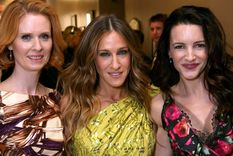 Cynthia Nixon, Sarah Jessica Parker y Kristin Davis tomaron partido. Foto: LaTercera.