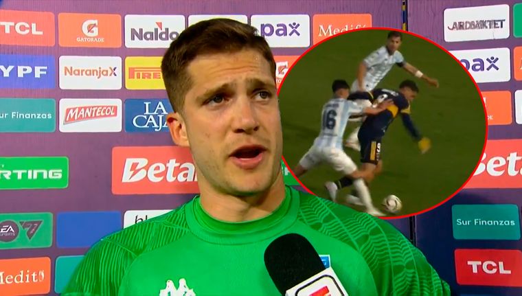 Cambeses apuntó contra el arbitraje por la falta previa al gol de Boca.