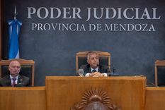 El gobernador Alfredo Cornejo en el inicio del año judicial Foto: Gobierno