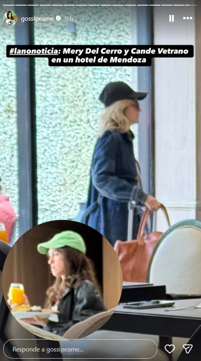 Mery del Cerro y Cande Vetrano en Mendoza. Mery del Cerro y Cande Vetrano en Mendoza.