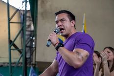 Daniel Noboa, el presidente reelecto de Ecuador. Foto: EFE