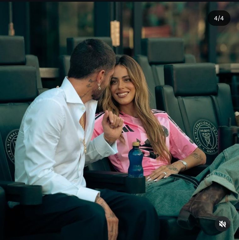 Rodrigo y Tini, juntos. Créditos: Instagram / rodridepauldaily Rodrigo y Tini, juntos. Créditos: Instagram / rodridepauldaily