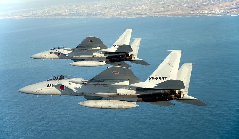 Dos cazas de Japón, varios de ellos irán a Reino Unido a hacer maniobras. Foto: Wikipedia