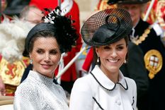 Letizia y Kate. Foto: archivo.