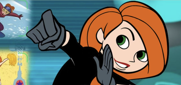 Conservando sus principales características, la inteligencia artificial creó a Kim Possible como humana Foto: Disney
