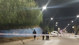 La Policía en el lugar tras el accidente Foto: Ministerio de Seguridad