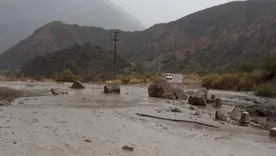 La ruta 52 está cortada entre Uspallata y Villavicencio.