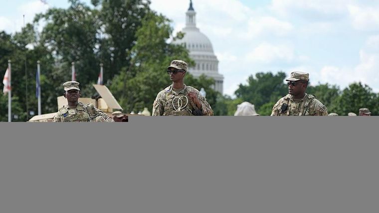 Miembros de la Guardia Nacional en Washington D.C.