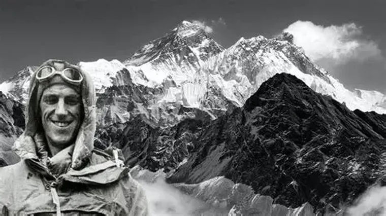 Sir Edmund Hillary y el Monte Everest. Sir Edmund Hillary y el Monte Everest.