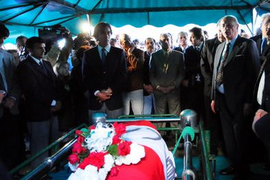 MDZol | El momento en que Carlos Le Donne recuerda a su amigo. Foto: MDZ