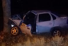 Así quedó el vehículo tras el accidente Foto: Gentileza