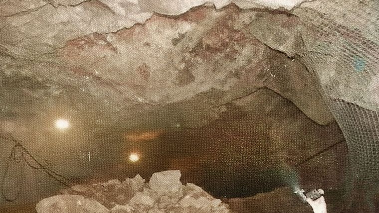 Imagen exclusiva: el túnel de Cacheuta que se derrumbó. Imagen exclusiva: el túnel de Cacheuta que se derrumbó.