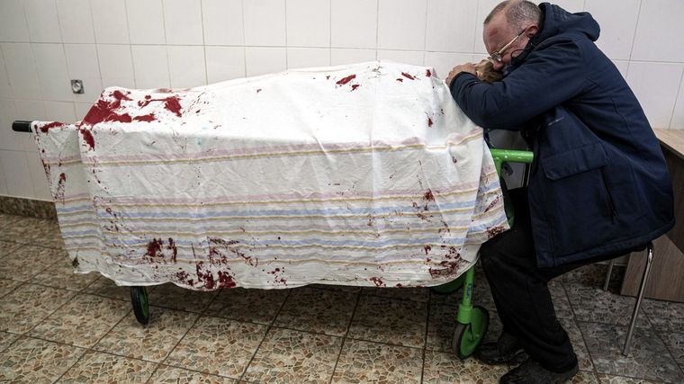 La guerra en Ucrania deja esta clase de imágenes. Foto: TimesofIsrael