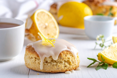 Textura perfecta: receta de scones de limón al estilo tradicional.