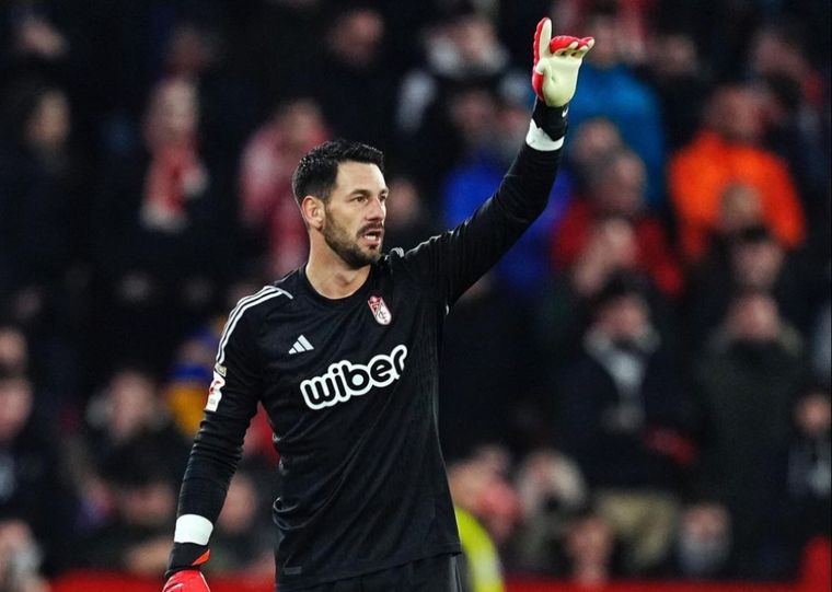 Batalla habló sobre el deseo de jugar en River Foto: @abatallaok