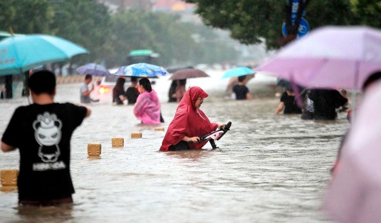 inundación China Las inundaciones en China suelen acarrear tragedias. Foto: Efe.