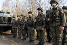 Tropas rusas en Ucrania. Foto: The Moscow Times.