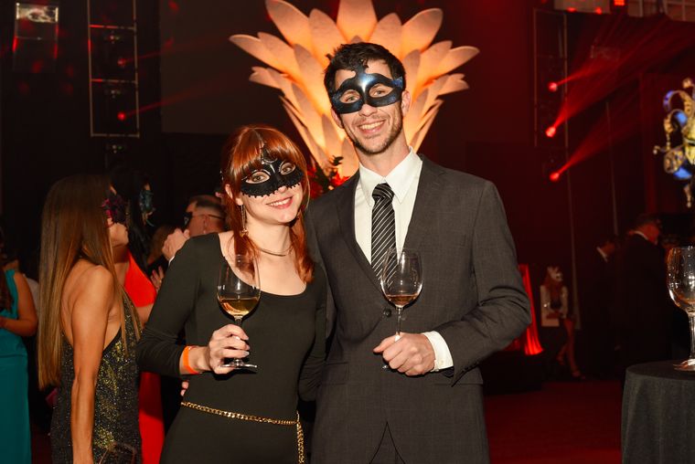 Evelina Videla junto a Leonel Caldirola. Evelina Videla junto a Leonel Caldirola.