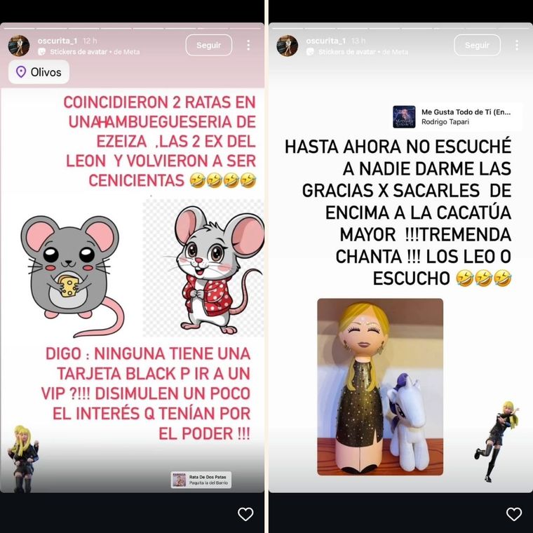 El duro golpe de la tercera en discordia. Créditos: Instagram / oscurita_1 El duro golpe de la tercera en discordia. Créditos: Instagram / oscurita_1