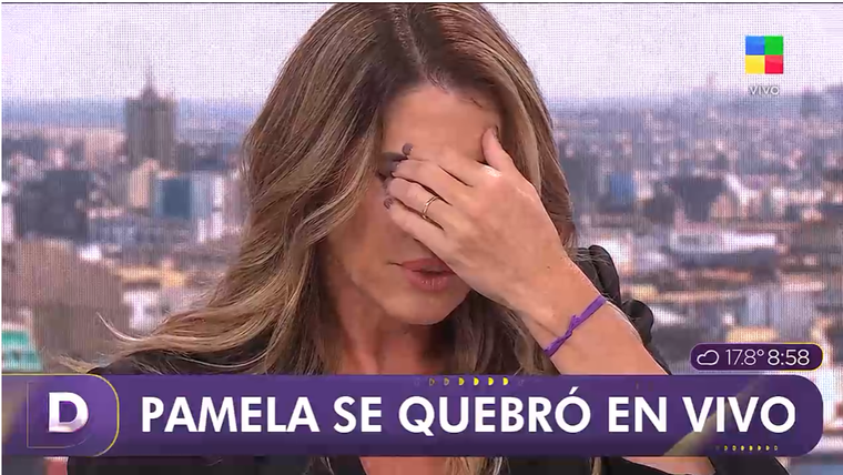 La periodista y un confuso episodio al aire.