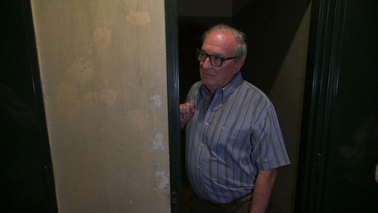 El pasillo con las celdas del exD2 El pasillo con las celdas del exD2