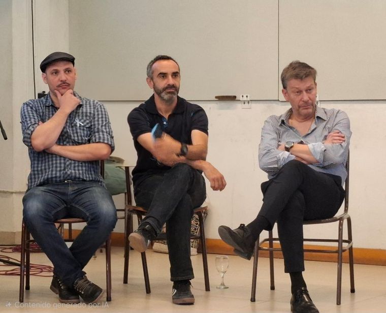 Manuel Cuervo, Damián Berridy y Oscar Alpa (ex presidente del CIN) en Manuel Cuervo, Damián Berridy y Oscar Alpa (ex presidente del CIN) en