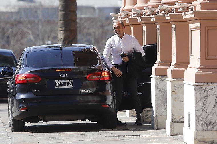 Eduardo 'Lule' Menem en Casa Rosada. Eduardo 'Lule' Menem en Casa Rosada.