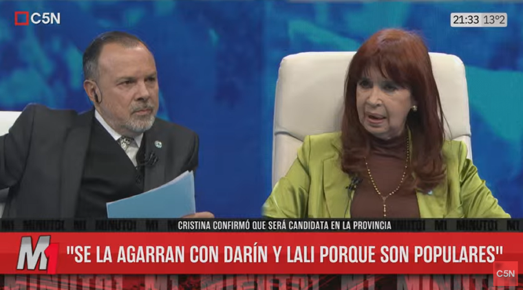 Cristina Kirchner reapareció en un canal de TV y habló de una posible agenda del peronismo.