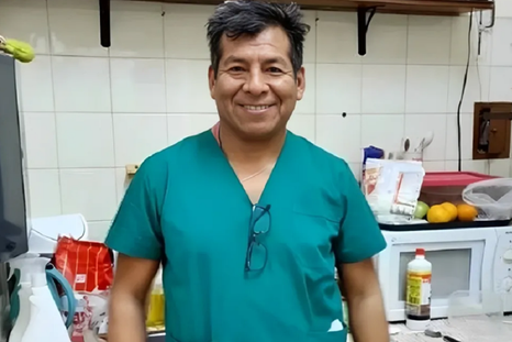 El médico ejecutado Foto: Gentileza