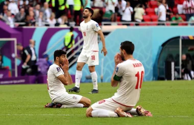 Irán ganó un partidazo y sueña. Foto: EFE
