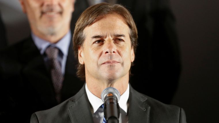 El presidente electo de Uruguay, Luis Lacalle Pou, Montevideo, 16 de diciembre e 2019.